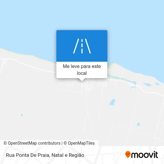 Rua Ponta De Praia mapa