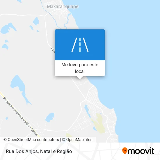 Rua Dos Anjos mapa