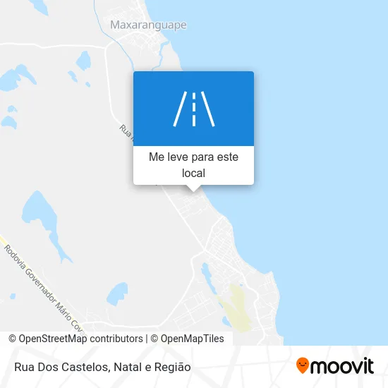 Rua Dos Castelos mapa