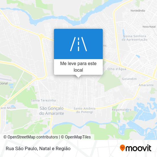 Rua São Paulo mapa
