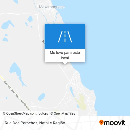 Rua Dos Parachos mapa