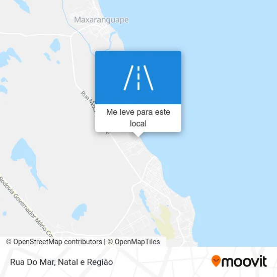 Rua Do Mar mapa