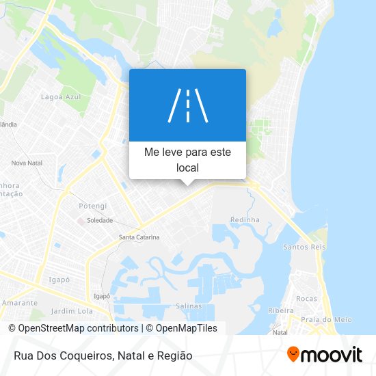 Rua Dos Coqueiros mapa