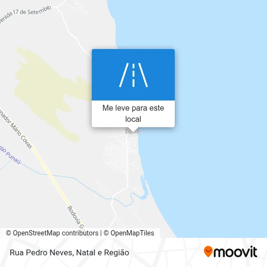 Rua Pedro Neves mapa