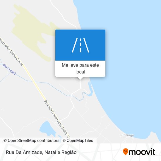 Rua Da Amizade mapa