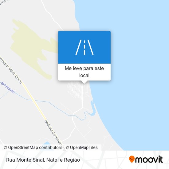 Rua Monte Sinal mapa