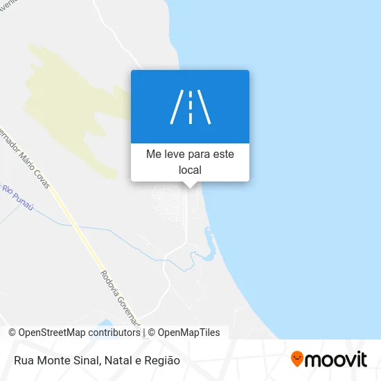 Rua Monte Sinal mapa
