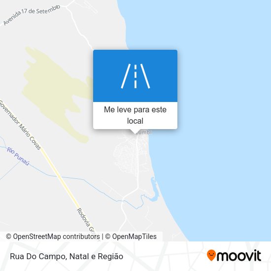 Rua Do Campo mapa