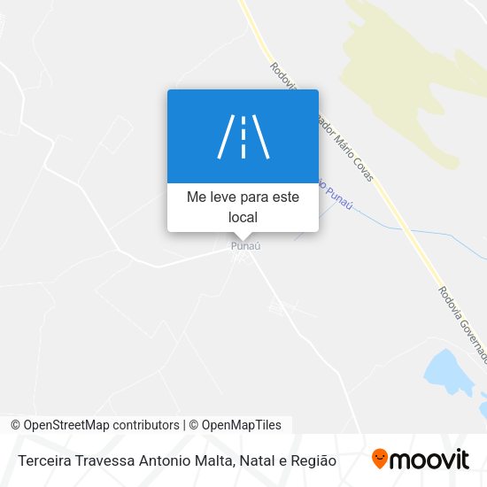Terceira Travessa Antonio Malta mapa