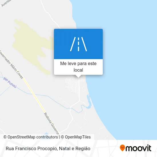 Rua Francisco Procopio mapa