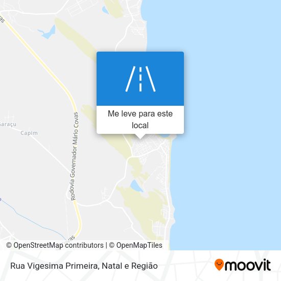 Rua Vigesima Primeira mapa