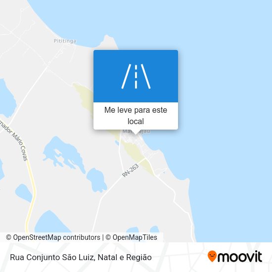 Rua Conjunto São Luiz mapa