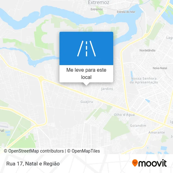 Rua 17 mapa