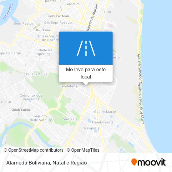 Alameda Boliviana mapa