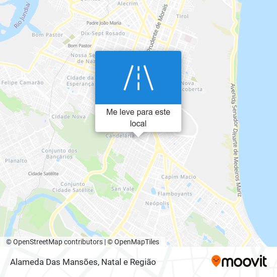 Alameda Das Mansões mapa