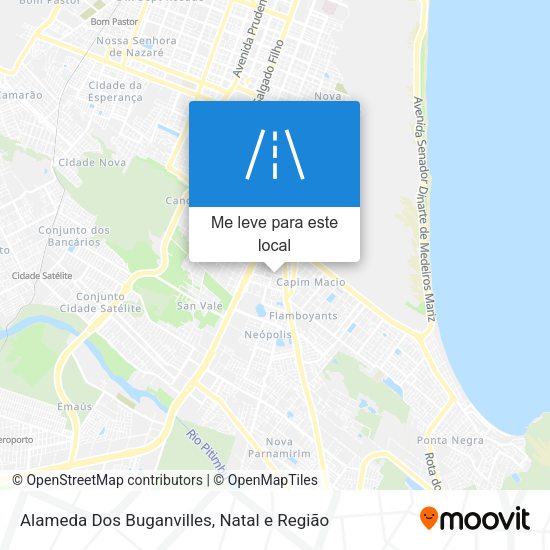 Alameda Dos Buganvilles mapa
