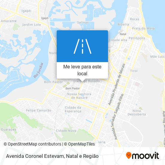 Avenida Coronel Estevam mapa