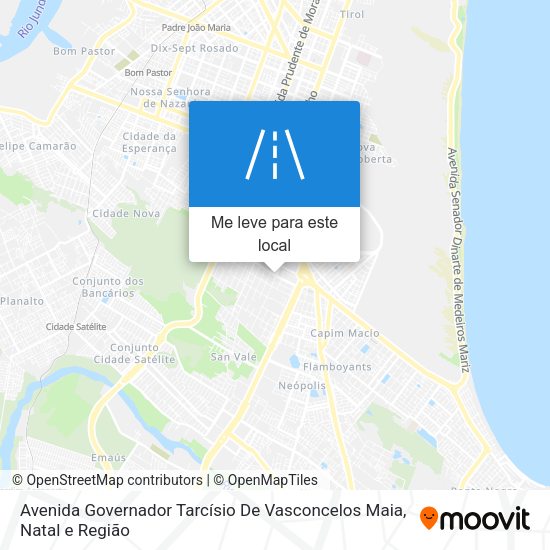 Avenida Governador Tarcísio De Vasconcelos Maia mapa
