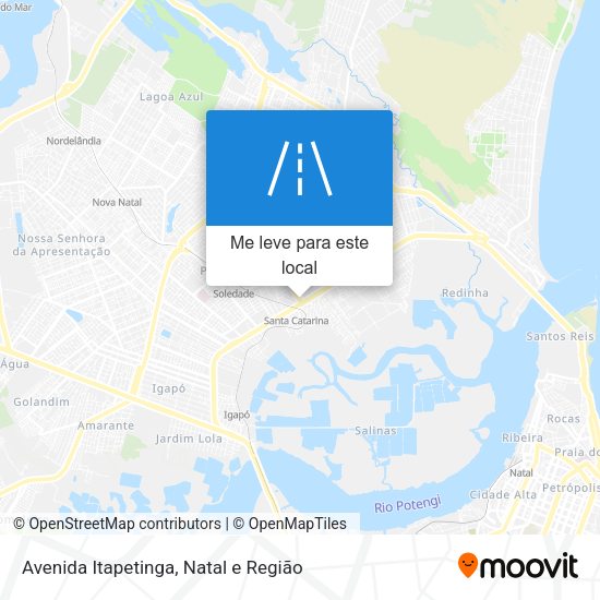 Avenida Itapetinga mapa