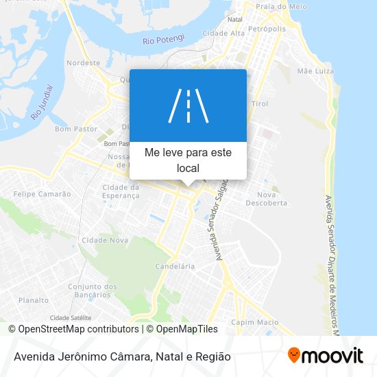 Avenida Jerônimo Câmara mapa