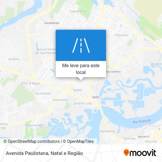 Avenida Paulistana mapa