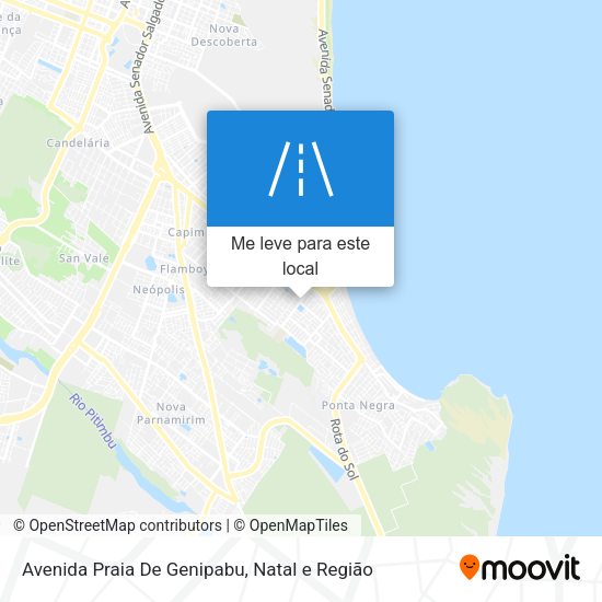 Avenida Praia De Genipabu mapa
