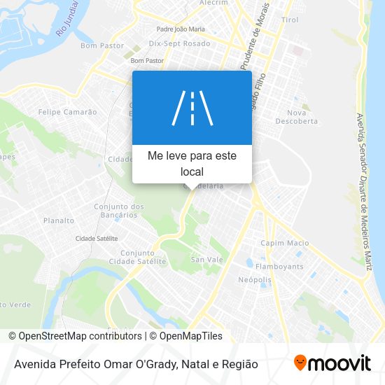 Avenida Prefeito Omar O'Grady mapa