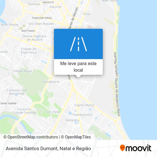 Avenida Santos Dumont mapa