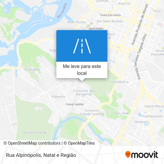 Rua Alpinópolis mapa