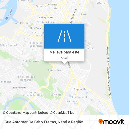 Rua Antomar De Brito Freitas mapa