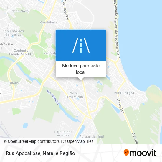 Rua Apocalipse mapa