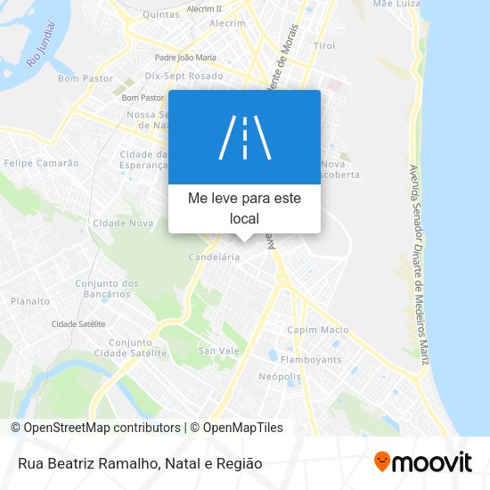 Rua Beatriz Ramalho mapa