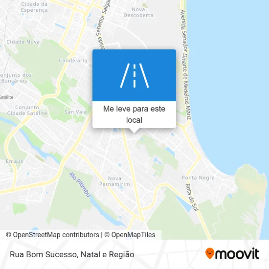 Rua Bom Sucesso mapa