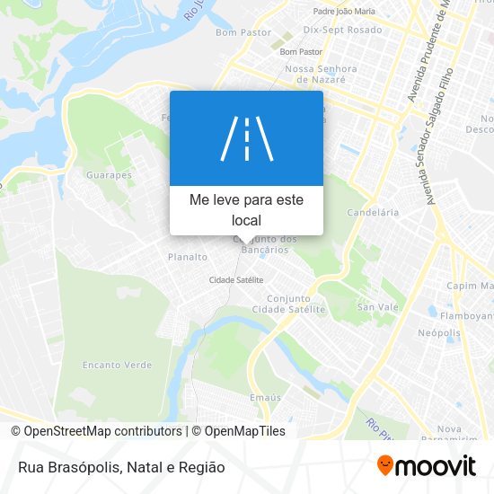 Rua Brasópolis mapa