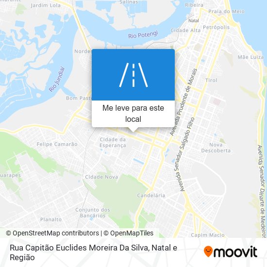 Rua Capitão Euclides Moreira Da Silva mapa