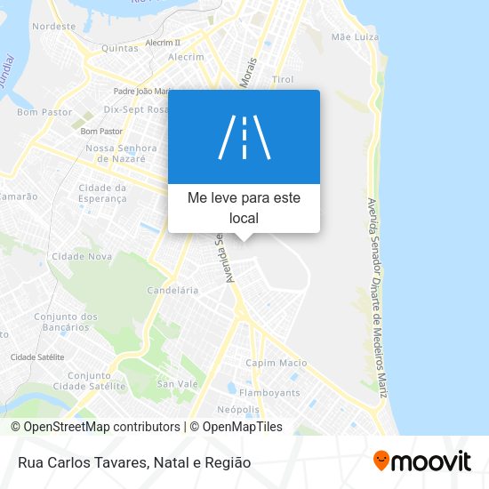 Rua Carlos Tavares mapa