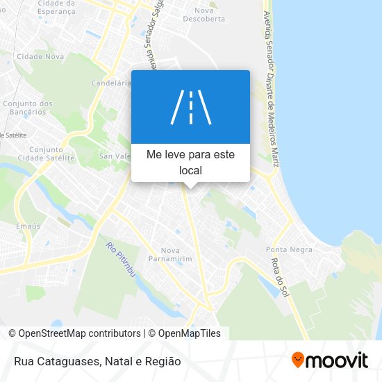 Rua Cataguases mapa