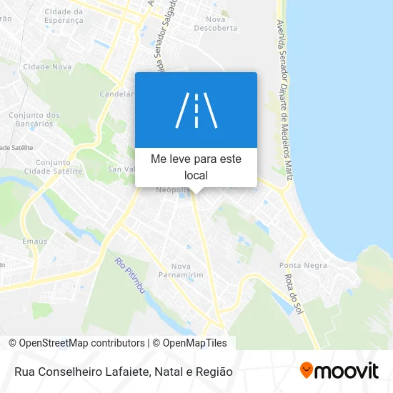 Rua Conselheiro Lafaiete mapa