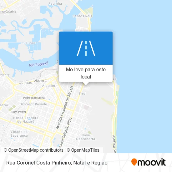 Rua Coronel Costa Pinheiro mapa