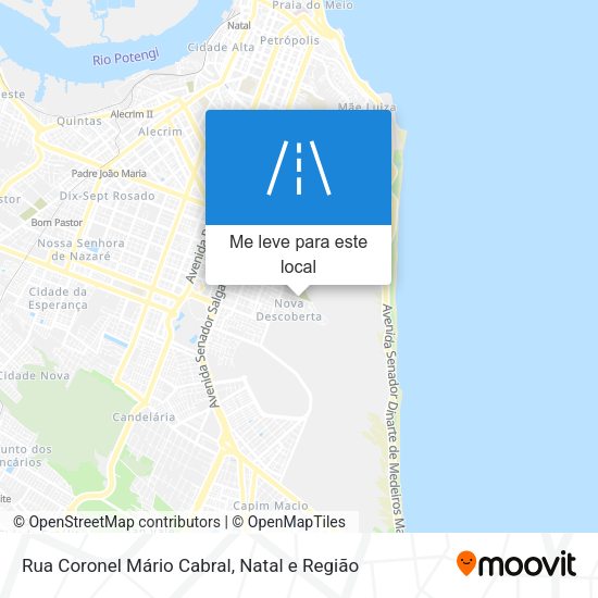 Rua Coronel Mário Cabral mapa