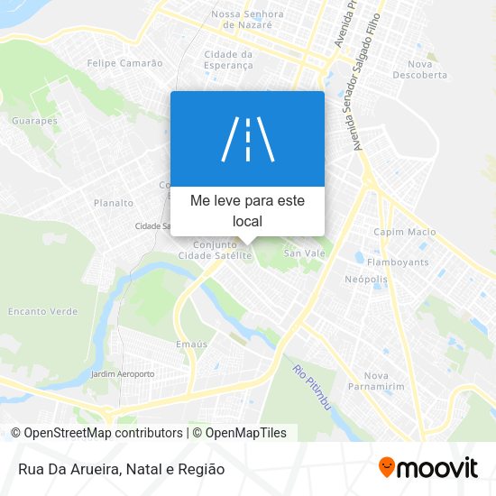 Rua Da Arueira mapa