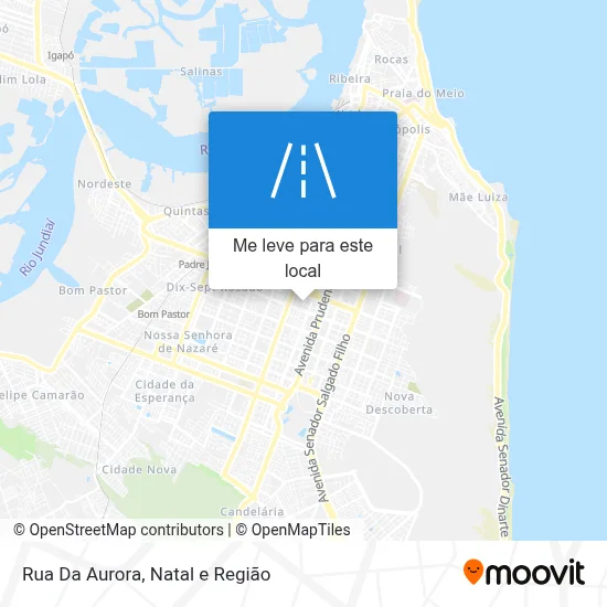 Rua Da Aurora mapa