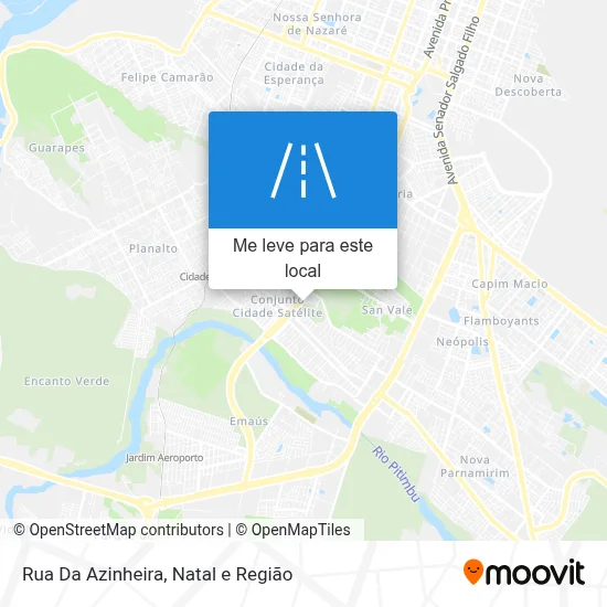 Rua Da Azinheira mapa