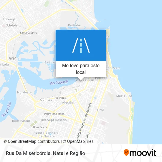 Rua Da Misericórdia mapa