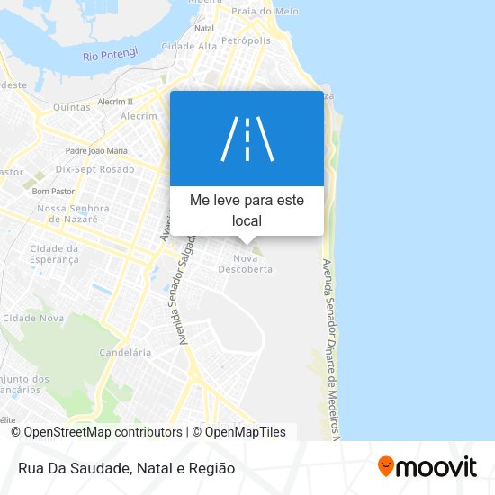 Rua Da Saudade mapa