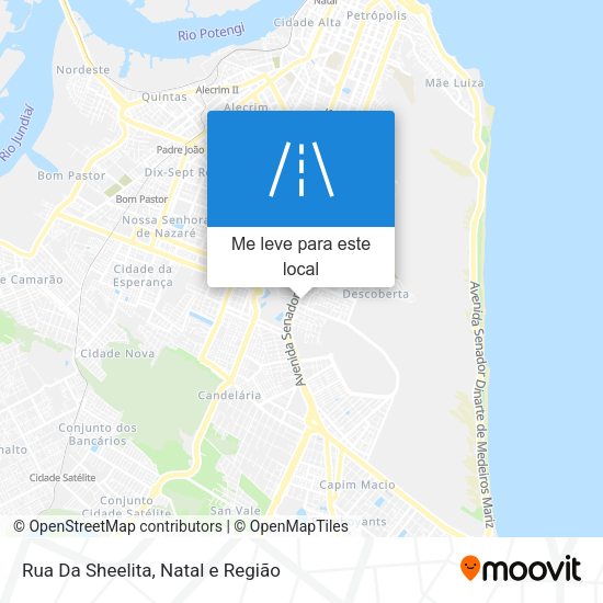 Rua Da Sheelita mapa