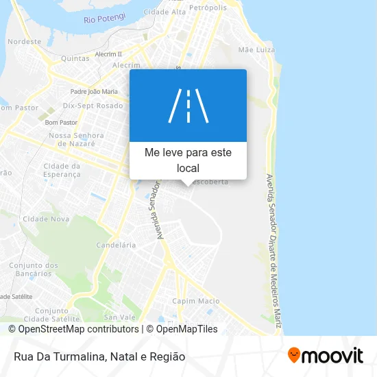 Rua Da Turmalina mapa