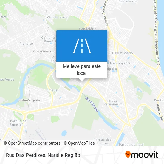 Rua Das Perdizes mapa