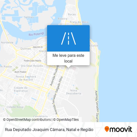 Rua Deputado Joaquim Câmara mapa