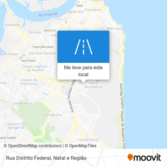 Rua Distrito Federal mapa